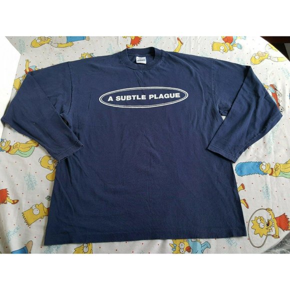Vintage A SUBTLE PLAGUE Hyper Rare Nirvana Graphic - Picture 4 of 7